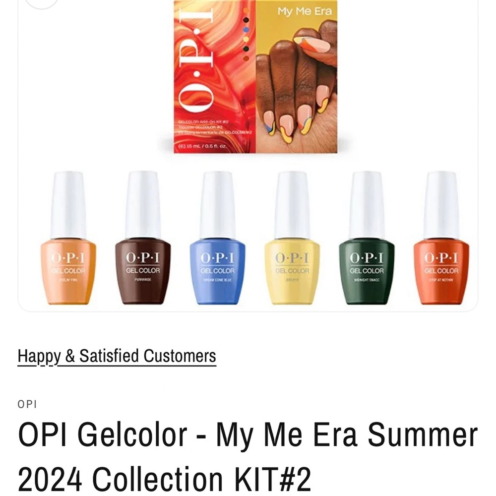 OPI Gelcolor - My Me Era Summer 2024 Collection KIT#2 NIB